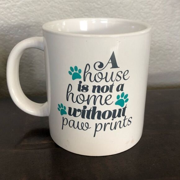 Dog Cat Paw Print Animal Lover Ceramic Coffee Mug Cup - Picture 2 of 3